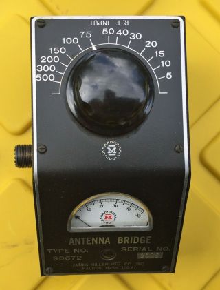 James Millen Antenna Bridge Model 90672 Vintage Analyzer