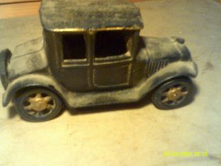 Vintage Cast Iron Model T Antique Car 8 Inches
