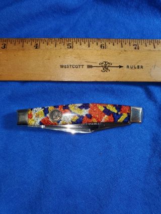 Vintage 3 Blade 1902 Buck Creek Indian Head Pocket Knife
