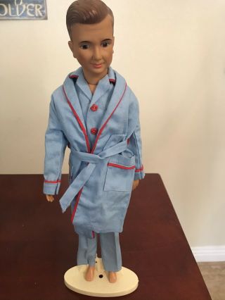 Vintage 1960s Tammy Family Doll Clothes Bathrobe And Pajamas.  Doll Not