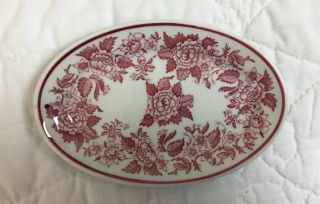Vintage Restaurant Ware,  Mini Platter,  Pink/White Flowers,  Jackson China,  Boston 2