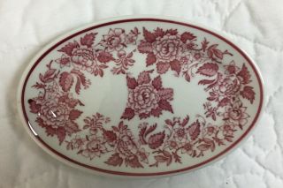 Vintage Restaurant Ware,  Mini Platter,  Pink/White Flowers,  Jackson China,  Boston 3