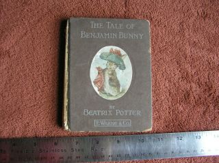 Vintage 1904 " The Tale Of Benjamin Bunny " By Beatrix Potter,  F.  Warne Co.