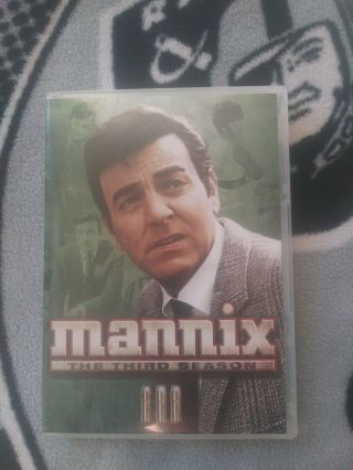 Mannix Dvds Season 3 Complete Dvd Set 6 Discs Vintage Old Tv Show Mike Connors