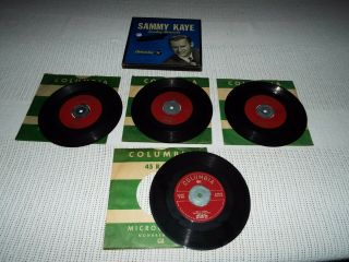 Vintage Columbia 45 Rpm 4 Record Set Sammy Kaye Sunday Serenade Read