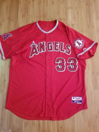 Vintage Majestic Mlb Anaheim Angels Baseball Jersey Size 56