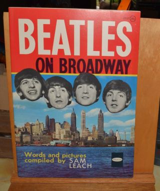 Vintage 1964 The Beatles On Broadway,  By Whitman,  Words And Pictures