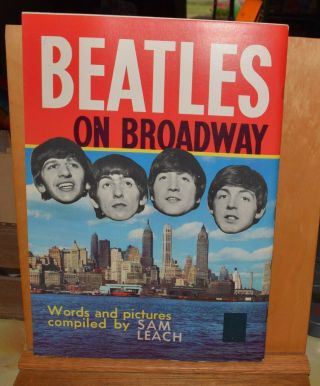 vintage 1964 The BEATLES on broadway,  by whitman,  words and pictures 2