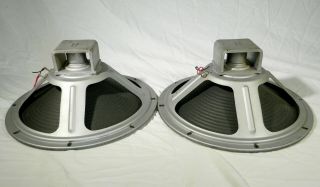 Vintage Cleveland 12 " Speaker Pair 8 Ohms From Tube Conn Organ