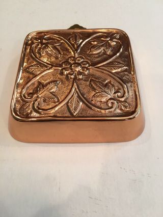 Vintage COPPER MOLD Tin Lined Kitchen Wall Hanging India 2
