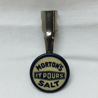 Vintage Pencil Clip Advertising Morton 