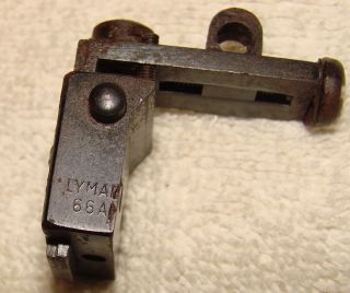 Vintage Lyman 66a Receiver Rear Sight