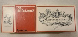 Vtg Kapp & Peterson Pipe Box Only With Paperwork Bill Of 1971 309
