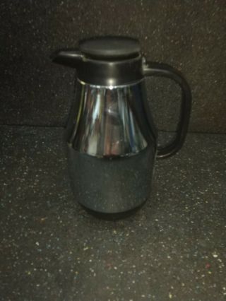 Vintage Style Kenco Vacuum Glass Lined Stainless Steel Thermal Pitcher Carafe