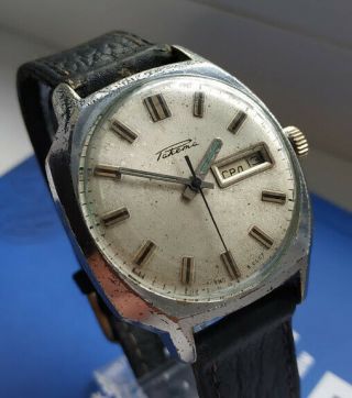 Vintage Watch Ussr Raketa Automatic 2627.  H 29j Soviet Mechanical Mens Wristwatch