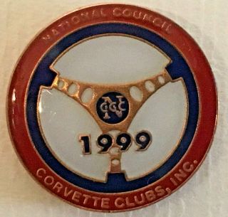 National Council Corvette Clubs Inc 1999 Lapel / Hat Pin