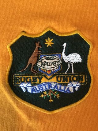 Vintage Australia Rugby Union Wallabies LS Jersey Shirt By Canterbury Sz L 3