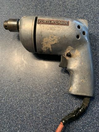 Vintage 1/4 Porter Cable Heavy Duty Drill