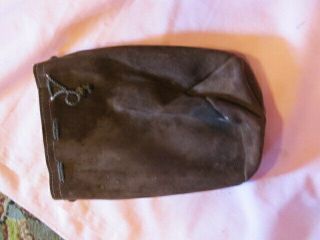 Vintage Abercrombie & Fitch Fishing Reel Leather Bag