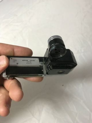 Nikon F Kogaku Selenium Light Meter III Photoelectric Camera Vintage Case Clip 3 3