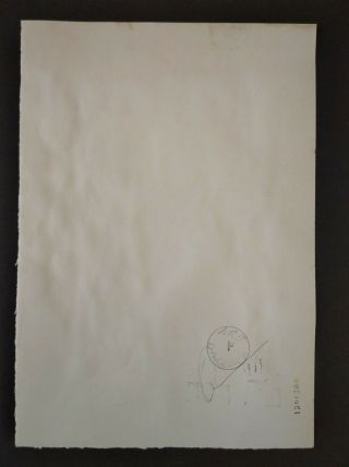 Drawing on vintage paper signed PABLO PICASSO 3