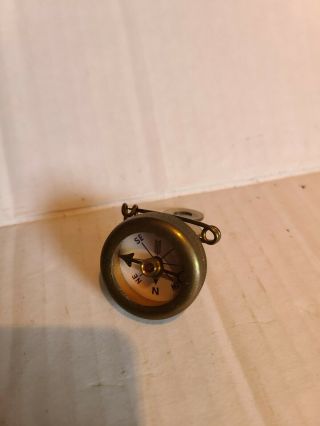 Vintage Marble Arms Pin - On Coat Compass No.  182 Ww2 Era With Box