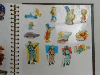 Vintage,  80’s Sticker Album,  Some Puffy Simpsons,  Knight Rider,  Mario,  Etc