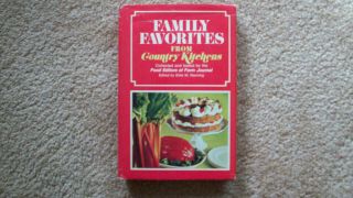 Vintage Family Favorites From Country Kitchens Cookbook,  Circa 1973
