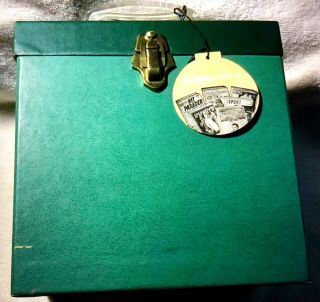 Vintage Amfile Platter - Pak 45 Rpm Case W/original Tag And 22 Records