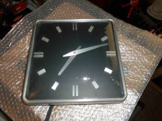 Vintage Simplex Time Recorder Co.  System Wall Clock Executive Style