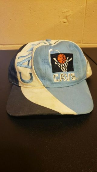 Vintage 1990s Cleveland Cavaliers Nba Snapback Hat Cap Nba