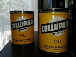 Vintage Antique Advertising Tins - Colluplin : -) Total Of 2