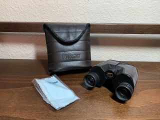 Vintage Nikon Venturer Ii 2 10x25 5 Degree Binoculars W/ Case,  Made In Japan