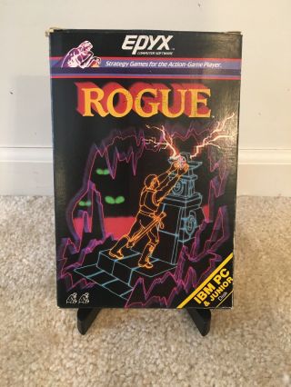 Rogue Ibm Pc Pcjr Vintage Computer Game 1985 Epyx Compouter Software Dos Ms - Dos