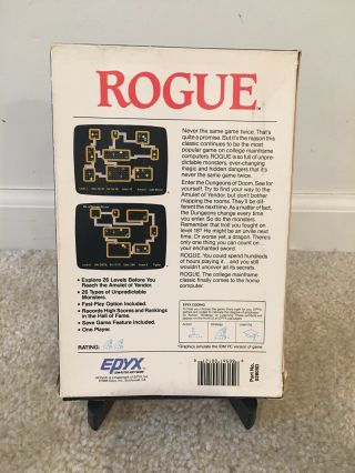 Rogue IBM PC PCjr vintage computer game 1985 Epyx Compouter Software DOS MS - DOS 2