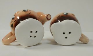 Vintage anthropomorphic PY Japan salt and pepper shakers 3