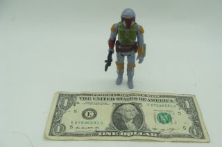 1979 Vintage Star Wars Boba Fett Complete Action Figure With Weapon - Hong Kong