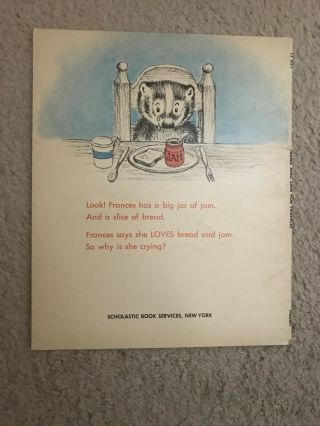 Bread and Jam for Frances by Hoban,  Russell Gree Vintage Book 2