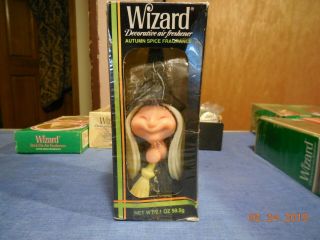 Vintage 1981 Wizard Decorative Air Freshener Halloween Witch.