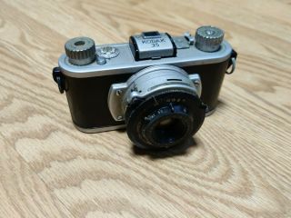 Vintage Kodak 35 Camera W/ Lense 1940s But Bakelite Black
