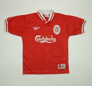 Vintage Liverpool 1996 1997 1998 Home Football Soccer Shirt Jersey Reebok Kit