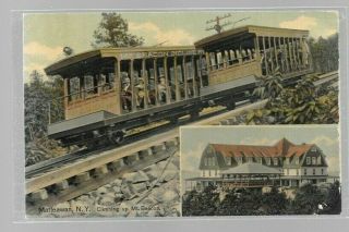 10 Mt.  Beacon,  Ny Vintage Post Cards Incline Railway