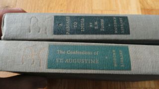 Vintage Modern Library Books A Passage To India & Confessions Of St.  Augustine