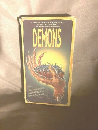 Demons Vintage Horror Vhs Tape