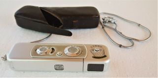 Vintage Minox B Subminature Spy Camera W/complan 1:3,  5 F=15mm & Film Cartridge