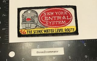 York Central System Scenic Water Level Route Railroad Train Patch