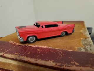 Vintage Toy - Tin Friction Car - Red 1950 