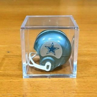 Nfc East Dallas Cowboys Vtg Nfl Mini Gumball Football Helmet & Display Box
