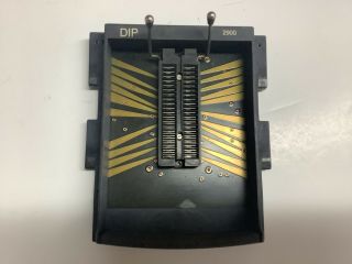 Vintage Data I/o 2900 Programming System 40 Pin Dip Base Adapter