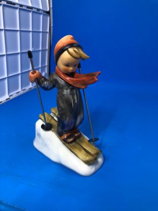Vintage Hummel Goebel W Germany Figurine Skier 59 Little Boy Skiing